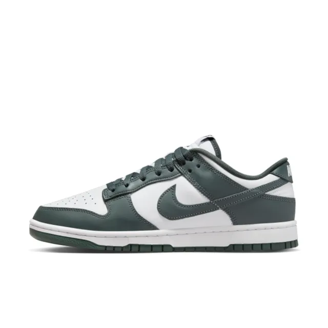 【NIKE 耐吉】雙11 運動鞋 休閒鞋 男鞋 女鞋 NIKE DUNK LOW RETRO Vintage Green 深綠 白 皮革(DV0833111)