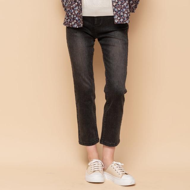 【perng yuh 芃諭名品】*燻黑調性 刷色 窄管牛仔褲(2024 AW Collection｜3C秋冬新品上市)