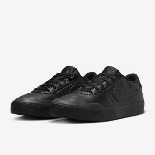 【NIKE 耐吉】運動鞋 休閒鞋 復古鞋 男鞋 NIKE COURT SHOT 全黑 皮革(FQ8146001)