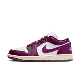 【NIKE 耐吉】WMNS AIR JORDAN 1 LOW 女鞋 休閒鞋 運動鞋 紫白(DC0774161)