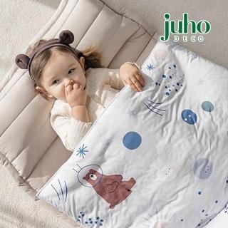 【韓國 Juho deco】兒童抗敏防蹣睡袋-愛作夢的熊(睡袋 露營睡袋 幼兒園睡袋 保暖睡袋)