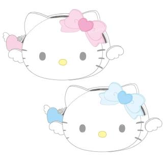 【小禮堂】Sanrio 三麗鷗 Hello Kitty 矽膠大臉化妝包 - 90”s系列(平輸品)