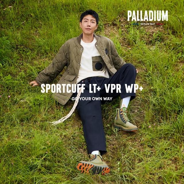 【Palladium】SPORTCUFF LT+ VPR WP+橘標輕量防水靴/防水鞋/休閒鞋-男鞋/女鞋-軍綠(74068-376-M)