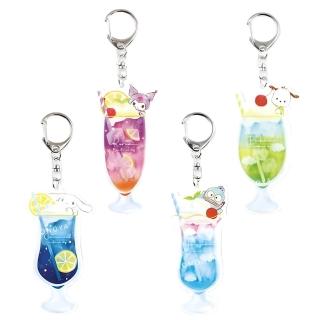 【小禮堂】Sanrio 三麗鷗 壓克力造型吊飾 - 夏日汽水 酷洛米 大耳狗 帕恰狗 人魚漢頓(平輸品)