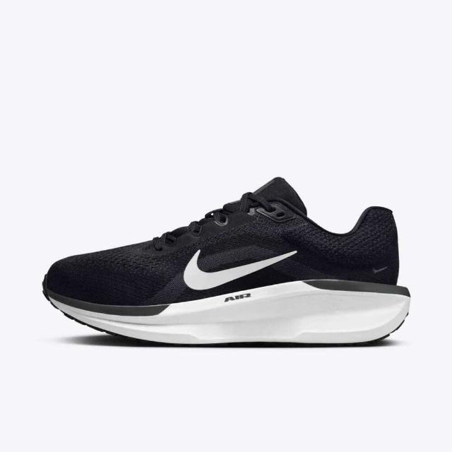 【NIKE 耐吉】Air Winflo 11 Wide 男 慢跑鞋 運動 路跑 寬楦 緩震 透氣 黑白(FQ8937-001)