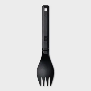 【ZANE ARTS】COMPACT ROOBE SPORK BLACK 摺疊叉匙 CW-113(馬布谷戶外)