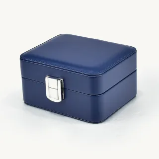 【P&W】珠寶收藏盒 超纖皮革 手工精品 首飾盒(迷你旅行飾品盒 攜帶式珠寶盒)