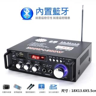 【Lexiang樂享】110V擴大器 功放機 迷你音箱 擴音器 放大機可家用車載(擴大器/功放機)