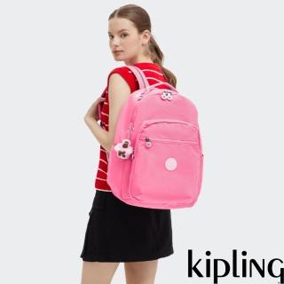 【KIPLING官方旗艦館】『首爾包』甜蜜粉機能手提後揹包-SEOUL