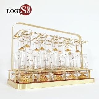 【LOGIS】輕奢金山10對酒具(酒杯)