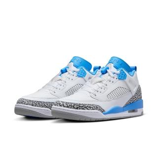 【NIKE 耐吉】休閒鞋 男鞋 運動鞋 喬丹 JORDAN SPIZIKE LOW 白藍 FQ1759-141