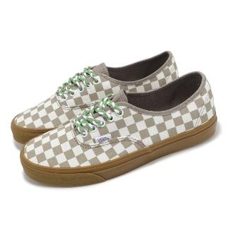 【VANS】休閒鞋 Authentic 男鞋 女鞋 棕 白 棋盤格 帆布 膠底 復古 板鞋 情侶鞋(VN0009PVCH8)