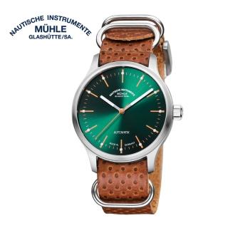 【GLASHUTTE】格拉蘇蒂．莫勒 M1-40-76-NB-LI PANOVA 北約皮革錶帶手錶(機械錶 男錶 女錶 自動錶)