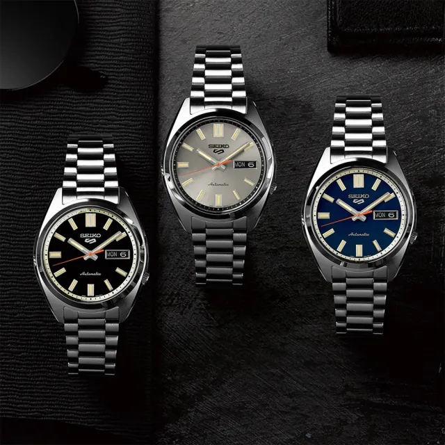 【SEIKO 精工】SNXS系列 復古中性機械腕錶-37.4mm/藍色(SRPK87K1/4R36-15M0B)