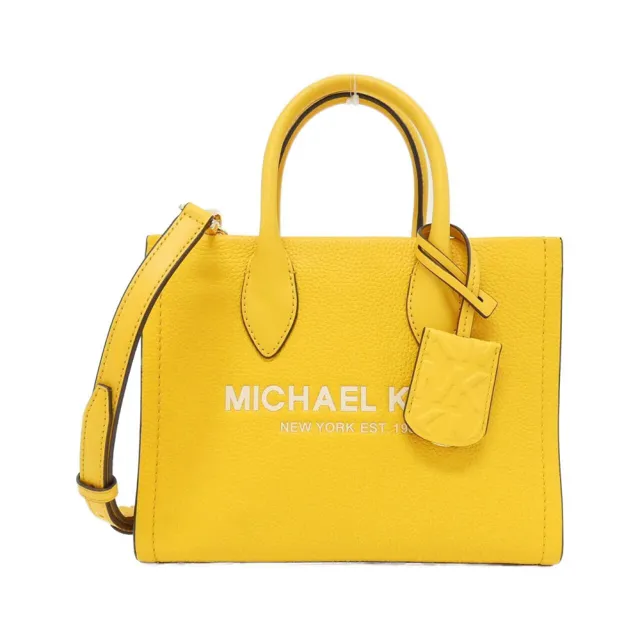 【Michael Kors】經典LOGO皮革手提肩斜兩用包