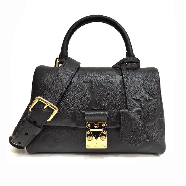 【Louis Vuitton 路易威登】M45977 經典Madeleine BB系列優雅Monogram牛皮手提斜背包(黑色)