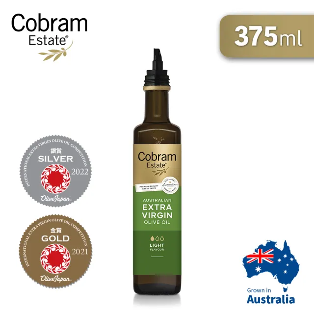 【澳洲Cobram Estate】特級初榨橄欖油-細緻風味Light 375ml