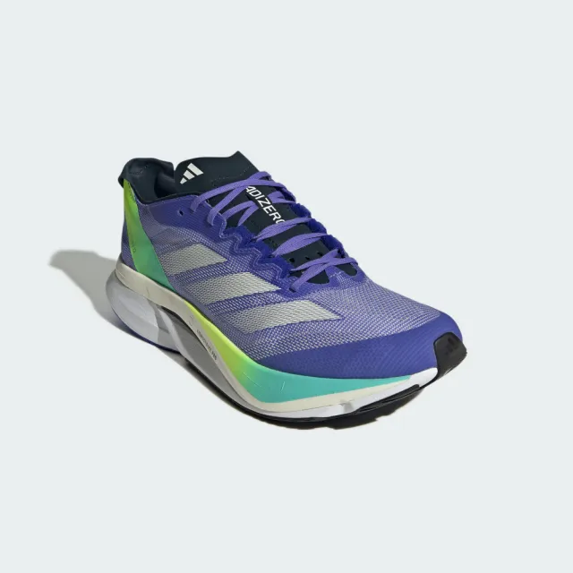 【adidas 愛迪達】慢跑鞋 男鞋 運動鞋 緩震 ADIZERO BOSTON 12 M 紫 IF9211