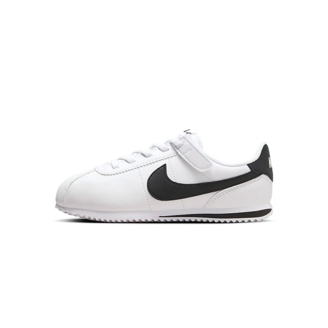 NIKE 耐吉 Kids Cortez Easyon 中童 白黑色 魔鬼氈 阿甘鞋 親子鞋 休閒鞋 DM0951-108