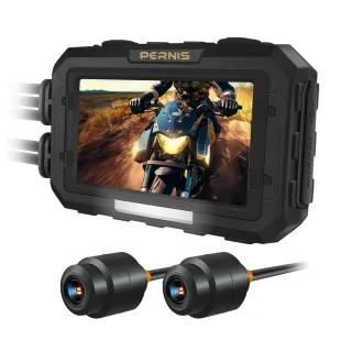 【Polaroid 寶麗萊】Pernis 蜂鷹MS298WG 雙鏡EIS防抖 HDR夜視 wifi機車行車記錄器(送64G記憶卡)