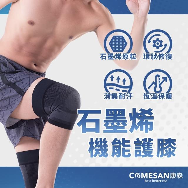 【COMESAN 康森】石墨烯機能護膝(台灣製造)