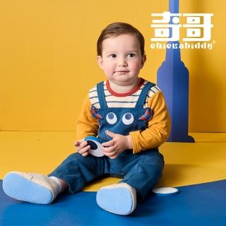 【奇哥】Chic a Bon 嬰幼童裝 嗨怪獸們勇敢小怪獸仿吊帶長袖兔裝/連身衣(6-18個月)
