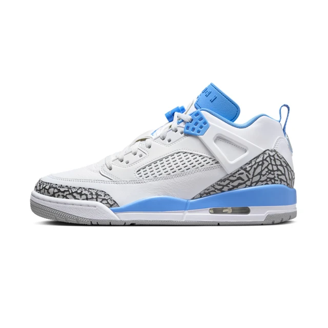 NIKE 耐吉 Jordan Spizike Low 男鞋 北卡藍色 爆裂紋 復古 低筒 喬丹 運動 籃球鞋 FQ1759-141