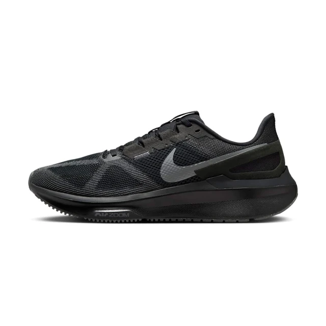 NIKE 耐吉 Air Zoom Structure 25 男鞋 黑銀色 緩震 透氣 輕量 運動 慢跑鞋 DJ7883-006