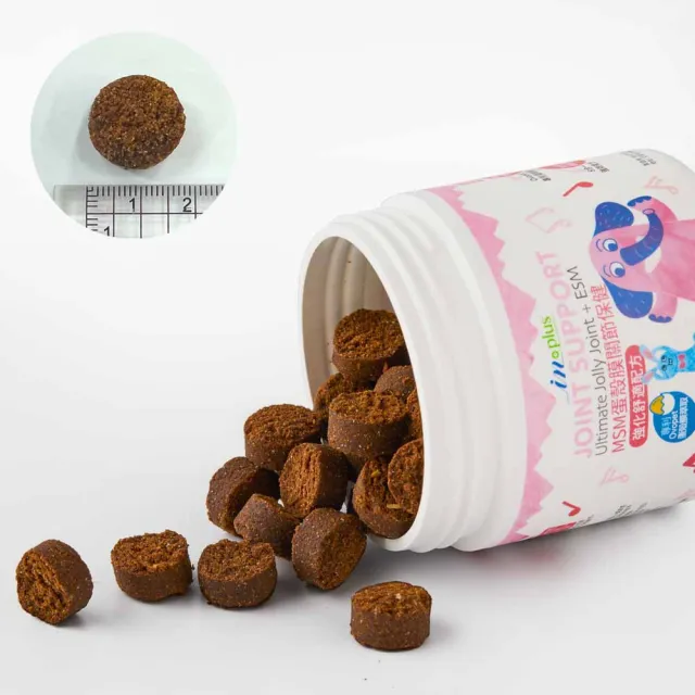 【IN-Plus】犬用關節保健-MSM強化舒緩蛋殼膜配方 60入/瓶(狗保健／狗關節/寵物保健)