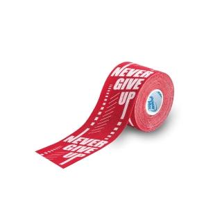 【POWERMAX 給力貼】Never Give up永不放棄圖騰款運動貼布(時尚 潮流 加油應援 臺灣製貼布)
