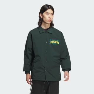 【adidas 愛迪達】外套 男款 運動 夾克 亞規 CLG JACKET 綠 JG8561(S2773)