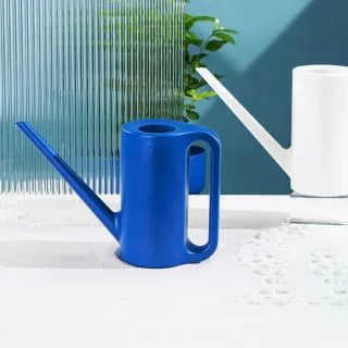 【晴安居】地中海風情復古澆水壺 簡約色彩加高底部長嘴澆水瓶(1入)