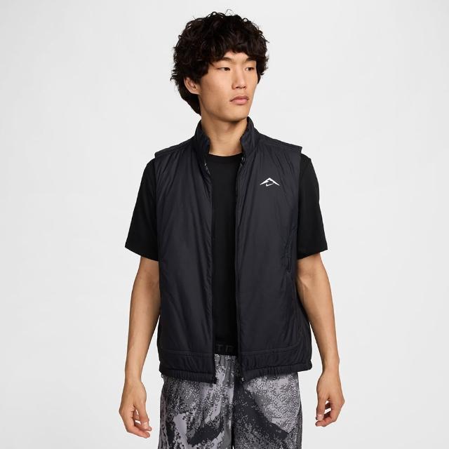 【NIKE 耐吉】保暖背心 男款 運動 慢跑 AS M NK TF PRIMALOFT TRAIL VES 黑 FZ0002-010