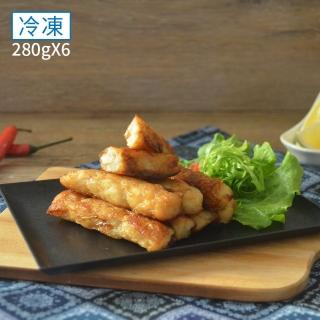 【日芳珍饌】鮮蝦海鮮卷(280gX6盒)