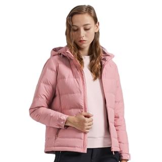 【TECTOP 探拓戶外】12145556女款可拆式連帽羽絨外套(可拆式連帽設計、無縫防風科技、防潑水、90%白鴨絨)