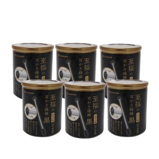 日本製SANYO黑360度耳扒紙軸棉花棒-100支入x6罐(棉花棒)