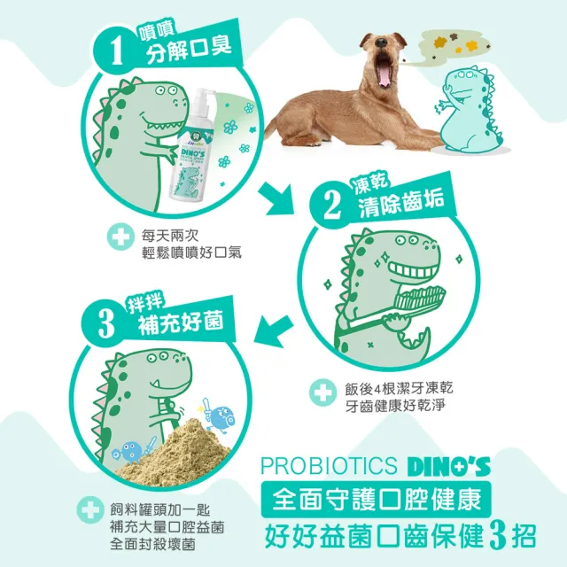 【IN-Plus】好好益菌潔牙噴噴 120ml(狗貓口腔保健 狗貓潔牙 潔牙噴劑/寵物凍乾)