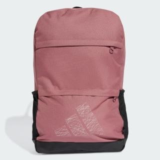 【adidas 愛迪達】後揹包 運動包 書包 旅行包 登山包 MOTION BP 粉 IY1810