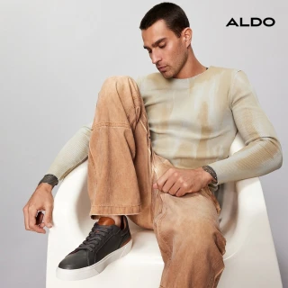 【ALDO】WILLIO-時尚商務前綁帶設計休閒鞋-男鞋(灰色)