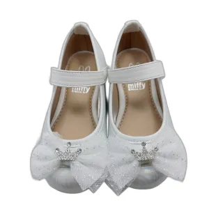 【Miffy 米飛】台灣製甜美皇冠公主鞋-白色 另有粉色可選 