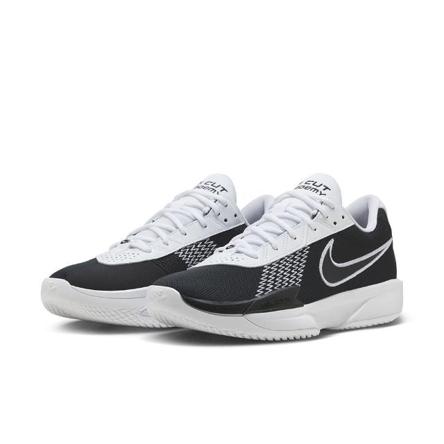 【NIKE 耐吉】AIR ZOOM G.T. CUT ACADEMY EP 黑白色 籃球鞋 男款 運動 低筒(FB2598-003 ∞)