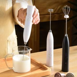 【YUNMI】手持電動奶泡器 三檔可調打泡器 奶泡打發器 攪拌器 打蛋器(烘焙/咖啡拉花必備)