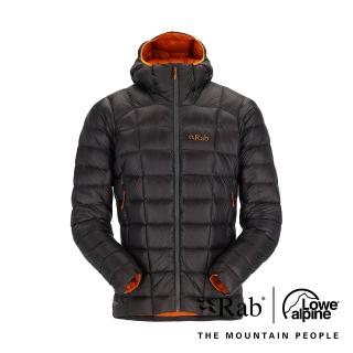 【RAB】Mythic Alpine Jacket 神話輕量羽絨連帽外套 男款 石墨灰 #QDB45