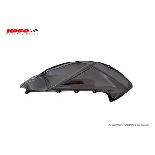 【KOSO】高效率空濾外蓋 V2(六代勁戰/FORCE 2.0/AUGUR/BWS 水冷/N-MAX 2020空濾蓋 顏色：透明燻黑)