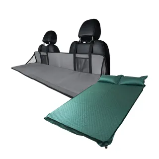 【OMyCar】車宿車床延伸收納護檔+自動充氣床-雙人(露營 車床 環島 車泊)