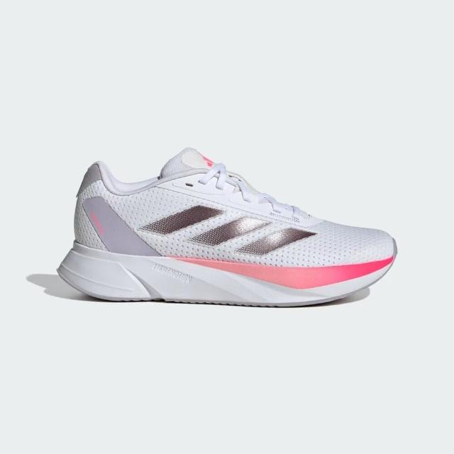 【adidas 愛迪達】Duramo SL W 女 慢跑鞋 運動 休閒 緩震 耐磨 透氣 舒適 基本款 白粉(IF9465)