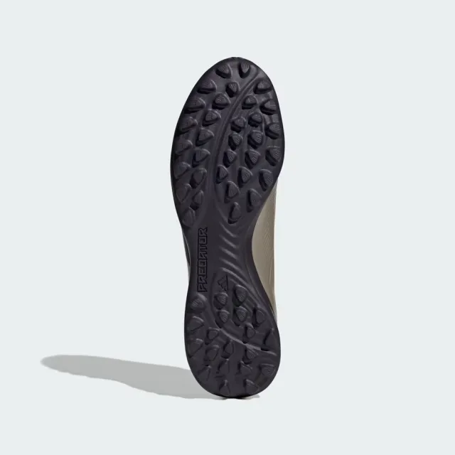 【adidas 愛迪達】Predator League TF 男女 足球鞋 小碎釘 人工草皮 訓練 香檳金 黑(IF6376)