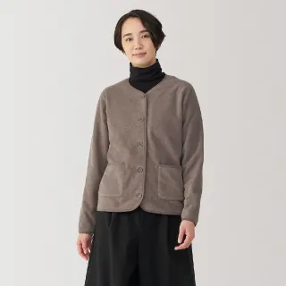 【MUJI 無印良品】女再生刷毛開襟衫(共5色)