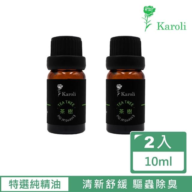 【Karoli 卡蘿萊】茶樹精油 2入組(10ml)