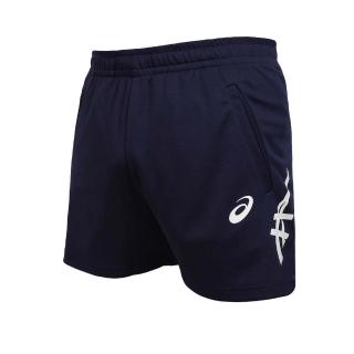 【asics 亞瑟士】男短版排球短褲-臺灣製 吸濕排汗 三分褲 運動 休閒(2053A138-402)